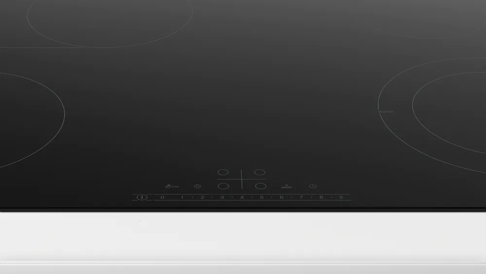 Bosch Built-in Hobs , 80 cm, 4 Burners, Electric, Glass ceramic, Black, PKN811FP2E