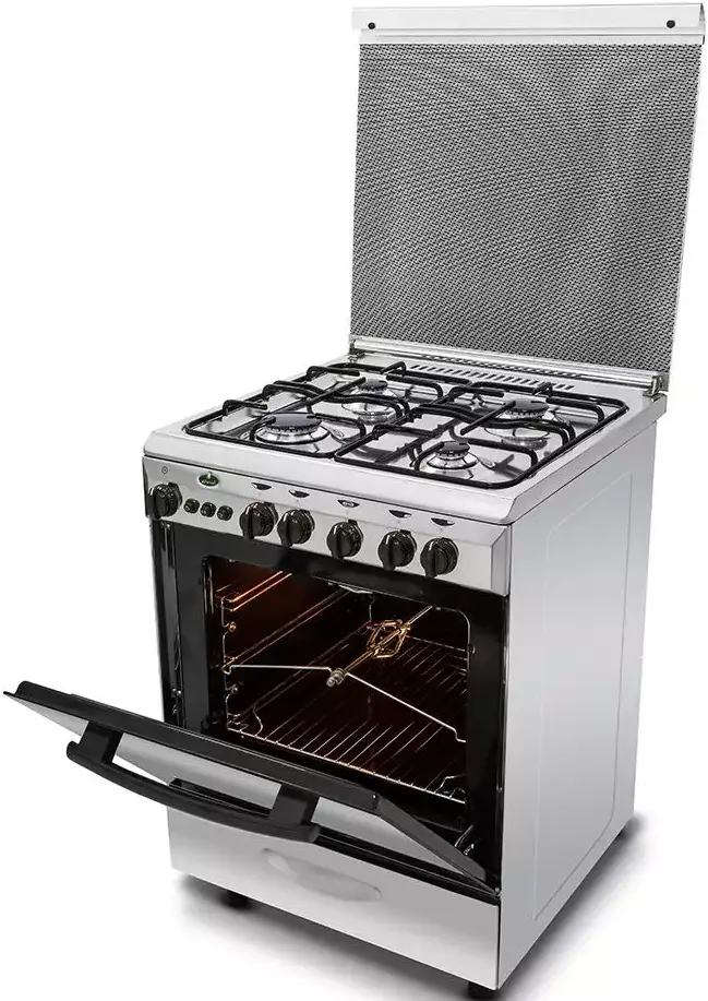 Kiriazi Cooker, 60 x 60 cm, 4 Burners, Stainless, COOKER6600S