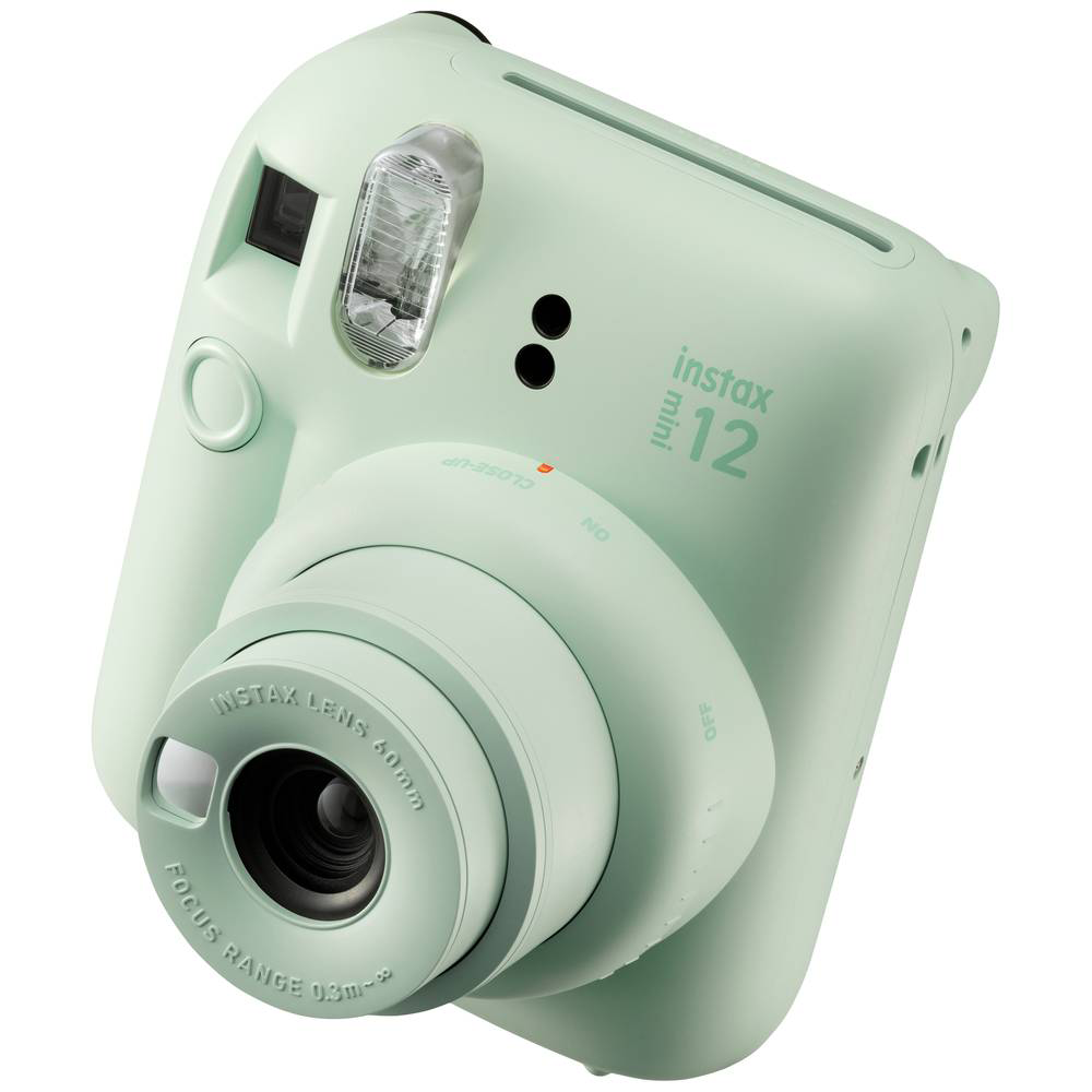 Fujifilm Instax Mini Instant Camera, 12 Pack, Mint Green