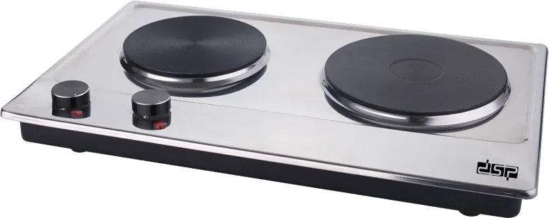 DSP Slab Electric Hob, 2 Burners, 1500 Watt, KD4047