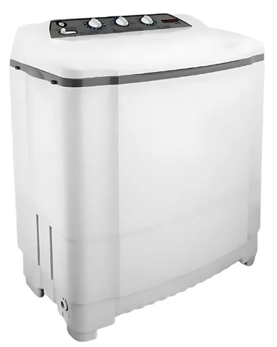 غسالة ملابس هاف اتوماتيك فريش الشبح ، 8 ك ، 2 حوض ، بدون طلمبة ، أبيض ، FW1T 0900NA 16748