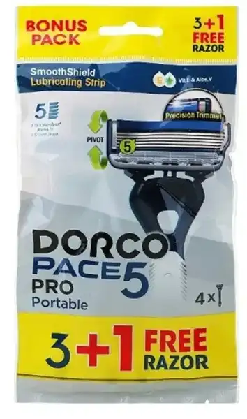 شفرات حلاقة دوركو بيس 5 موس 3+1 ق