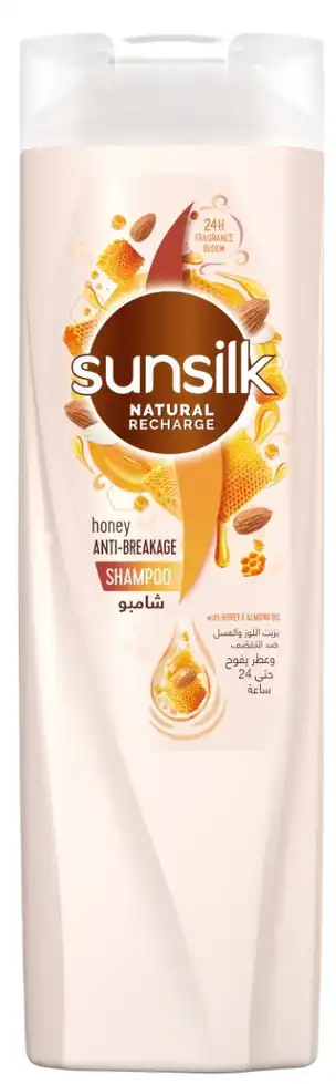 Sunsilk Natural Shampoo With Honey And Almond, 350 ml