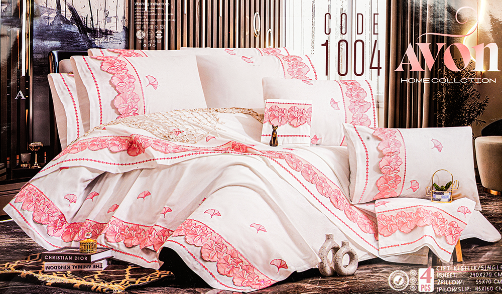 Avon Sheet Set , Size 240*270, 4 Pieces, Multicolor, 1004