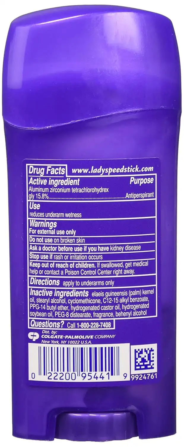 Lady Speed ​​Invisible Dry Shower Fresh for Women, Roll-On, Stick, 65 G