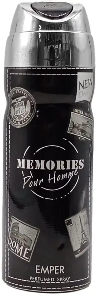 سبراي معطر ميموريز للرجال من امبر، 200 مل