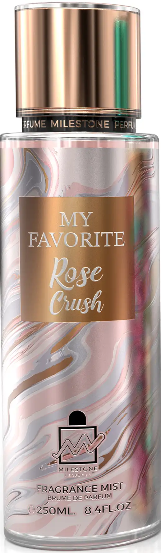 Milestone Rose Crush Body Splash for Women, 250ml