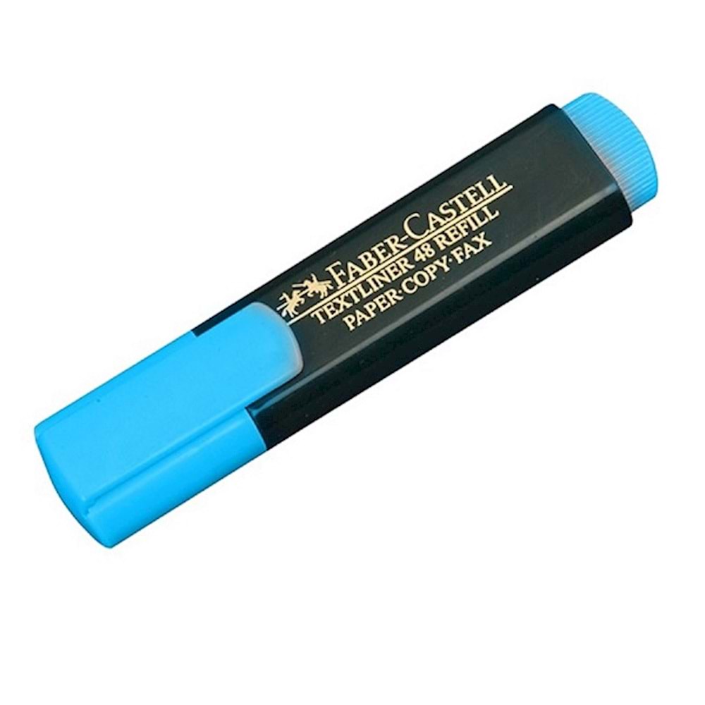 Faber-Castell Phosphorescent Highlighter pen, light blue, chisel tip, 364.5