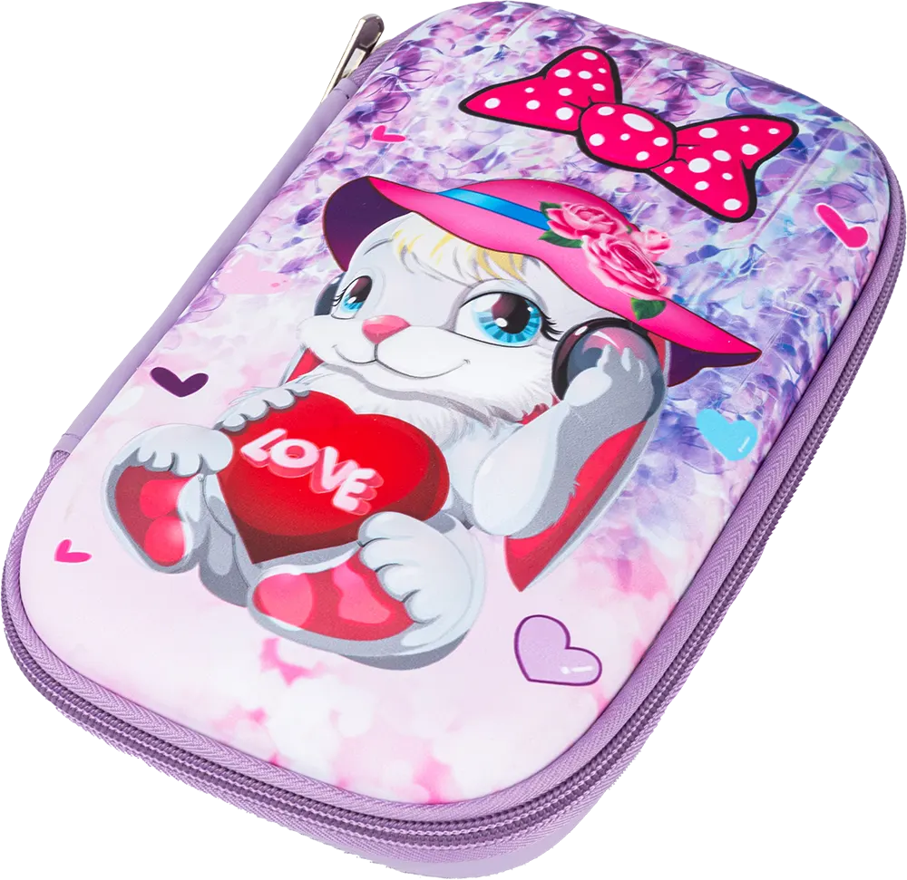 Disney  Large Pencil Case with Embossed Designs, Multi-Printed