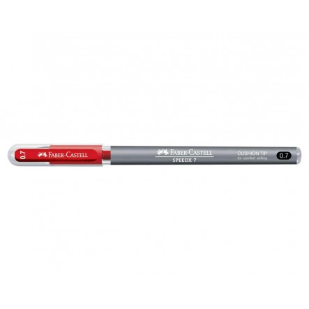Faber-Castell Ballpoint Pen, 7mm, Red, 546221