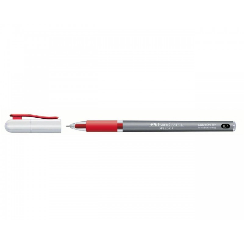Faber-Castell Ballpoint Pen, 7mm, Red, 546221