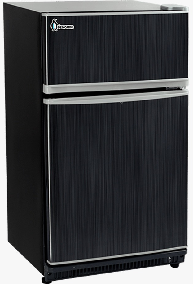 Penguin Mini Bar Refrigerator, Defrost, 150 Liters, 2 Doors, Black, FG200L