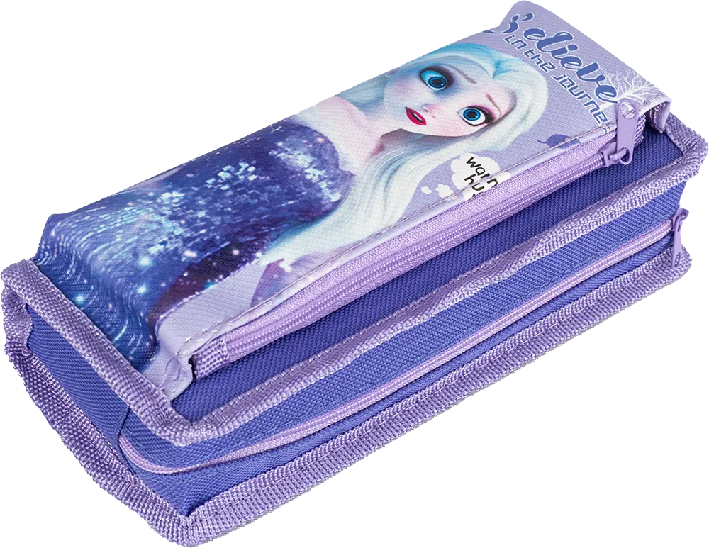 مقلمة قماش للبنات, 2سوسته +كارت,الوان متعدده