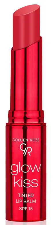 GOLDEN ROSE GLOW KISS TINTED LIP BALM SPF15, 02 STRAWBERRY