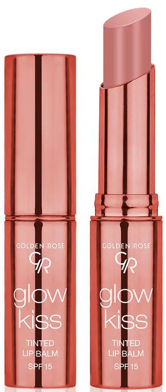 GOLDEN ROSE GLOW KISS TINTED LIP BALM SPF15, 01 VANILLA LATTE