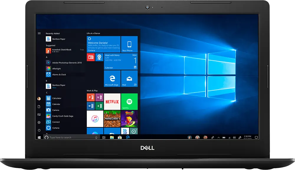 Dell Laptop Inspiron 3593, Intel Core i5 1035G1, 8GB RAM, 1TB HDD Hard Disk, NVIDIA GeForce MX230 2GB Graphics Card, 15.6 Inch FHD Display, Black