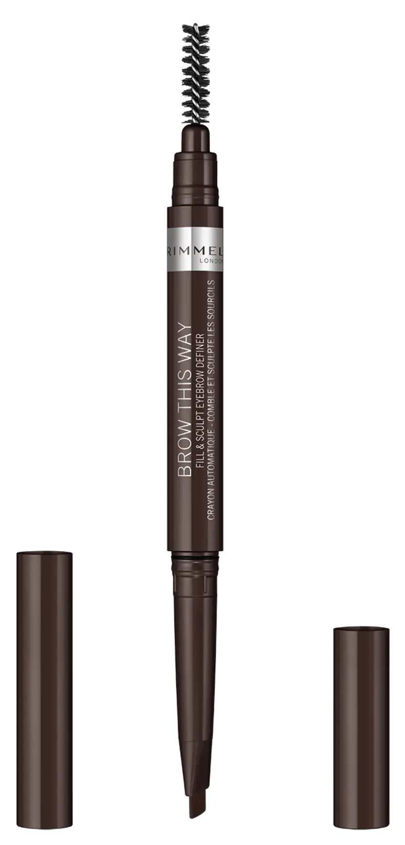 RIMMEL BROW THIS WAY DEFINER EYEBROW PENCIL CREAM , 003 Dark Brown