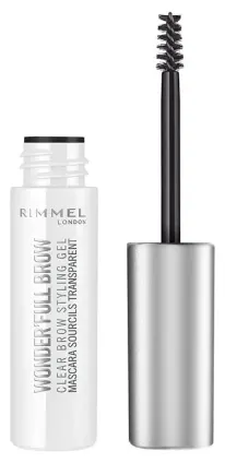 RIMMEL WONDERFULL BROW 24H WATER PROOF MASCARA ,004 CLEAR