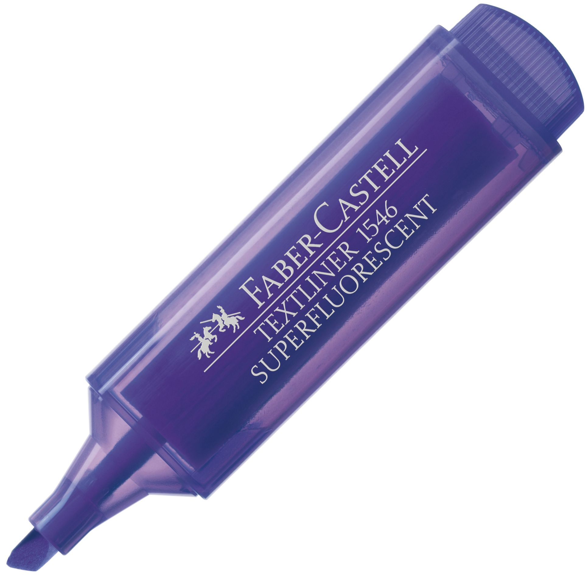 Faber-Castell Phosphorescent Highlighter pen, Purple, chisel tip