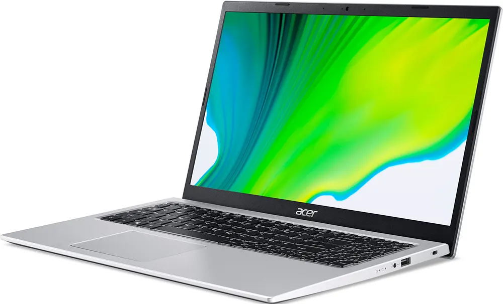 Laptop Acer Aspire 3 A315-58G-55XH Intel Core I5-1135G7, 8GB RAM, 1TB HDD Hard Disk, 15.6" FHD Display, NVIDIA GeForce MX350 2GB, Pure Silver