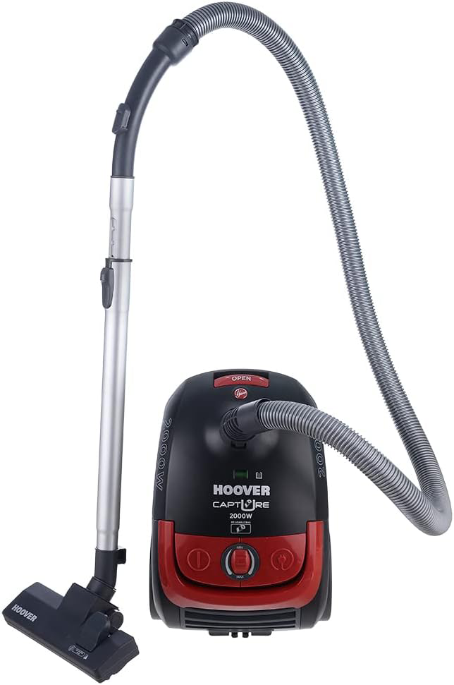 مكنسة كهربائية هوفر، 2000 وات، 2.3 لتر، أسود × أحمر، TCP2010020