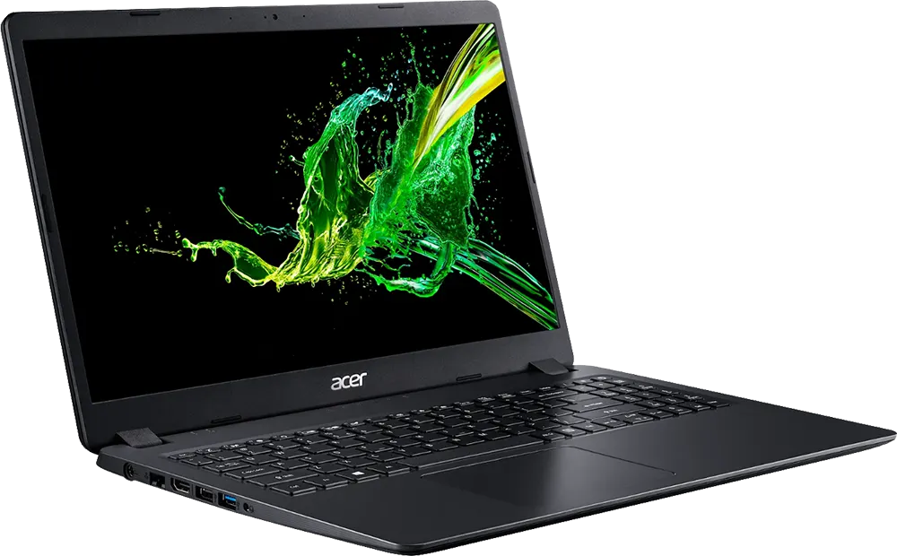 Laptop Acer Aspire 3 A315-56-38U6  Intel Core  I3-1005G1, 4GB RAM, 256GB SSD Hard Disk , 15.6” FHD Display, Intel UHD Graphics, Windows 10 Home, Shale Black