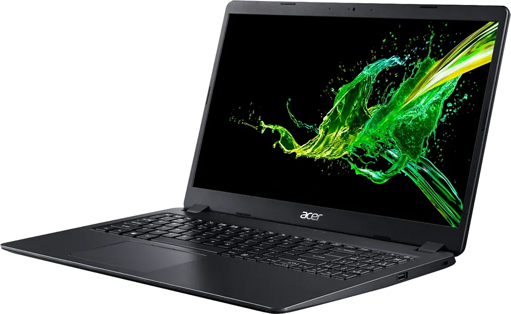 Laptop Acer Aspire 3 A315-56-38U6  Intel Core  I3-1005G1, 4GB RAM, 256GB SSD Hard Disk , 15.6” FHD Display, Intel UHD Graphics, Windows 10 Home, Shale Black