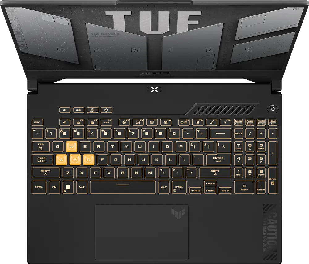 لاب توب اسوس للألعاب TUF F15 (2023) FX507VV-LP156W معالج Intel® Core I7-13620H، رامات 16 جيجابايت، هارد ديسك 1 تيرابايت SSD، شاشة FHD 15.6 بوصة، NVIDIA® GeForce® RTX 4060 ذاكرة 8 جيجابايت، ويندوز 11 هوم، رمادي