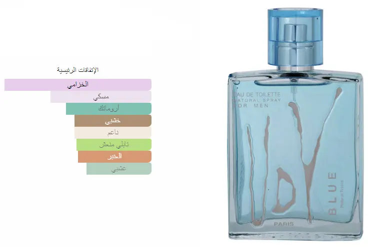 عطر بلو من  الريك دو فارنز يو دي في للرجال او دو تواليت , 100 مل