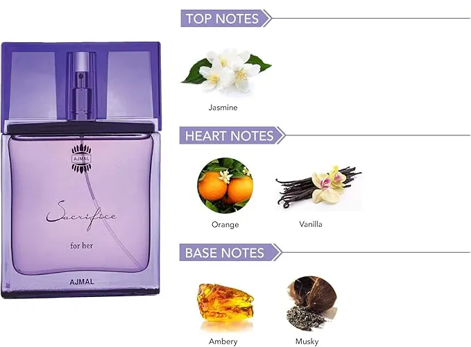 Sacrifice By Ajmal For Women EDP , 50 ml