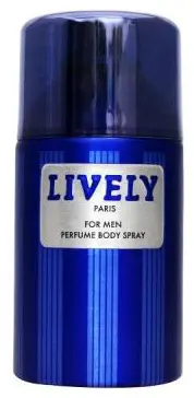 LIVELY  BODY SPRAY FOR MEN ,250ML