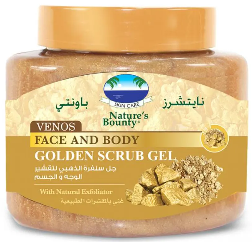 Nature's Bounty Face & Body Scrub Gold, 600ml.