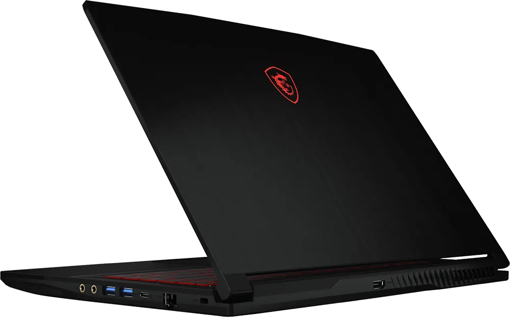 Laptop MSI Thin GF63 12UC-1487XEG, Intel® Core™ I7-12650H, 12th Gen, 16GB RAM, 512GB SSD Hard Disk, NVIDIA® GeForce RTX™ 3050 4GB GDDR6 Graphics Card, 15.6 Inch FHD Display, DOS, Black