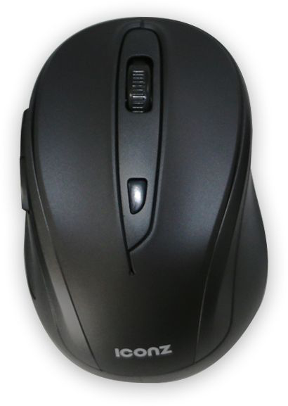 Iconz Wireless Mouse ,1600 DPI, Black , WM03K