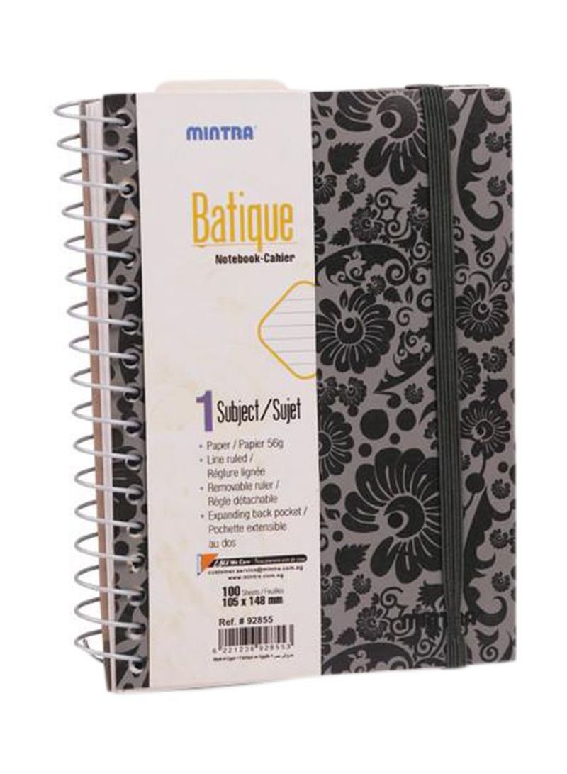 Mintra A6 Printed Notebook 100 sheets