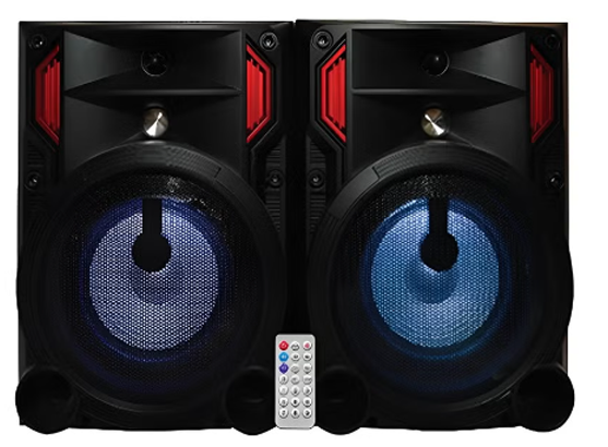 سماعات صب ووفر بلاتينيوم، بلوتوث، منفذ يو اس بي ، 8 أنش ، ريموت كونترول ، اسود ، AH-8800