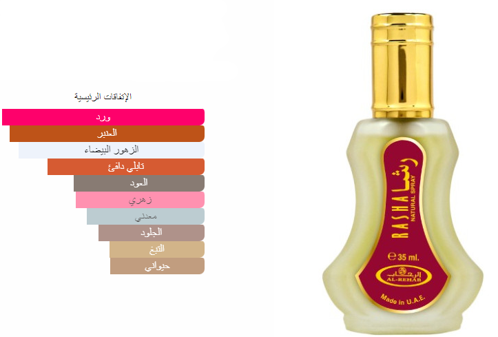 عطر رشا من الرحاب للنساء او دو برفان , 35 مل