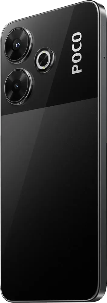 Poco M6 Dual SIM Mobile, 256GB Internal Memory, 8GB RAM, 4G LTE, Black