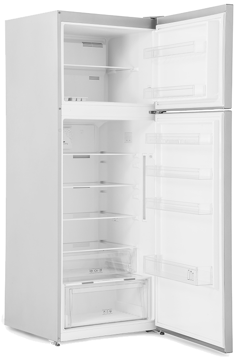 White Point Refrigerator No Frost, 451 Liters, 2 Doors, Inverter, Silver, WPR-483-VS