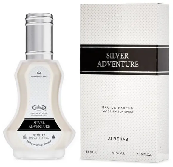 عطر سيلفر ادفنشر من الرحاب للرجال او دو برفان ,35 مل