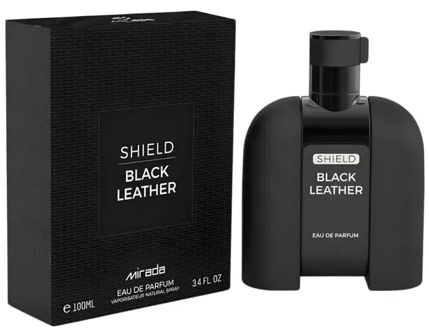 عطر شيلد بلاك ليذر من ميرادا للرجال او دو برفان , 100 مل
