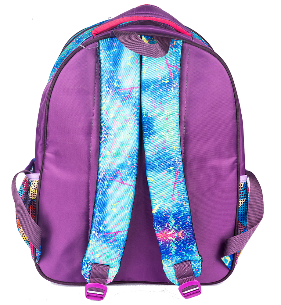 Girls School Bag, Princess Sofia Graphics, Large Size - Foam , Purple