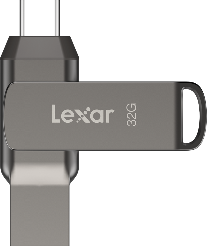 Lexar Jumpdrive D400 , 32 Gb , USB 3.1 , Flash Memory , Dual Drive USB Type-C & A , LJDD400032G-BNQNG