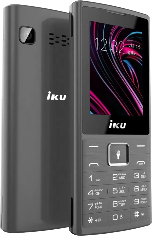 IKU S5 Dual SIM Mobile, 32MB Internal Memory, 32MB RAM, Gray