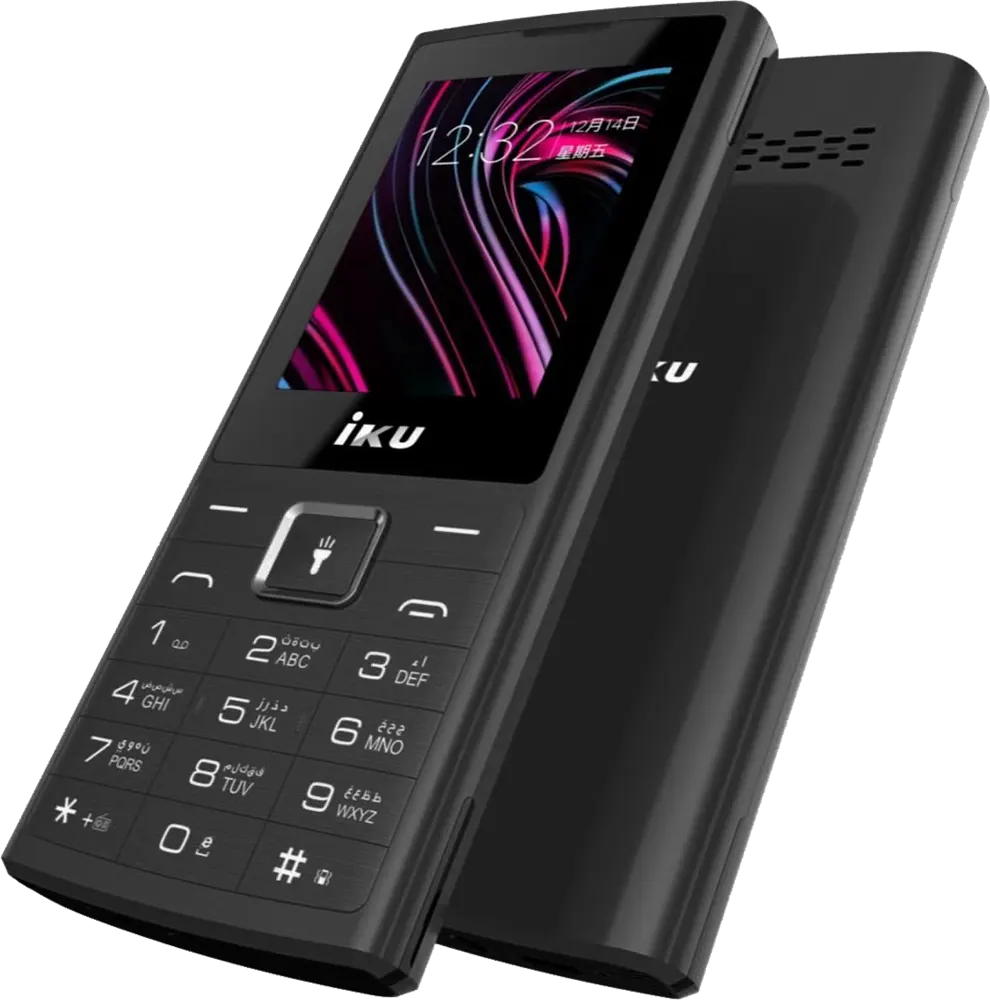 IKU S5 Dual SIM Mobile, 32MB Internal Memory, 32MB RAM, Black