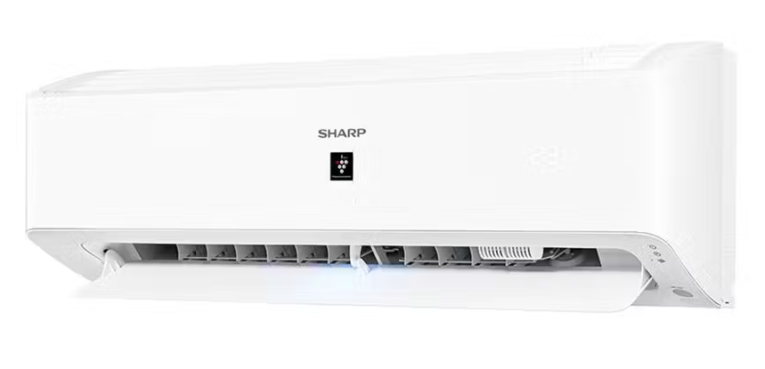 Sharp Split Air Conditioner, 1.5 HP, Cold Only, Plasma Cluster , Digital Screen, White , AH-AP12ZHE