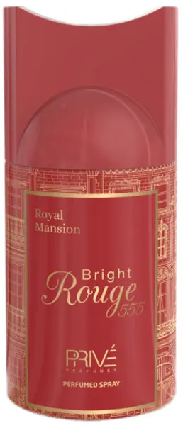 PRIVE BRIGHT ROUGE 555 BODY SPRAY FOR WOMEN , 250 ML