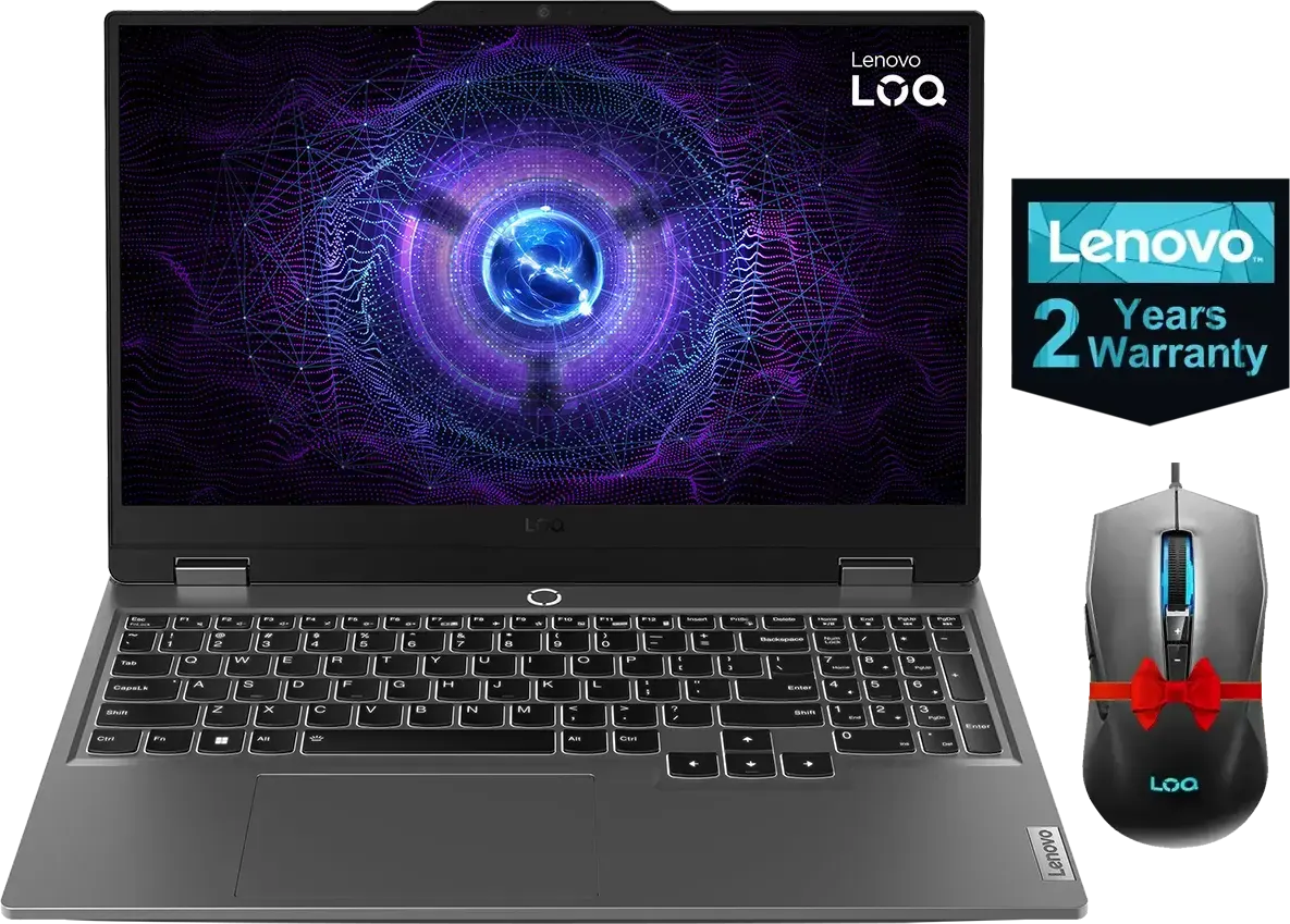 Lenovo Laptop LOQ 15IRX9, Intel® Core™ I512450HX, 8GB RAM, 512GB SSD