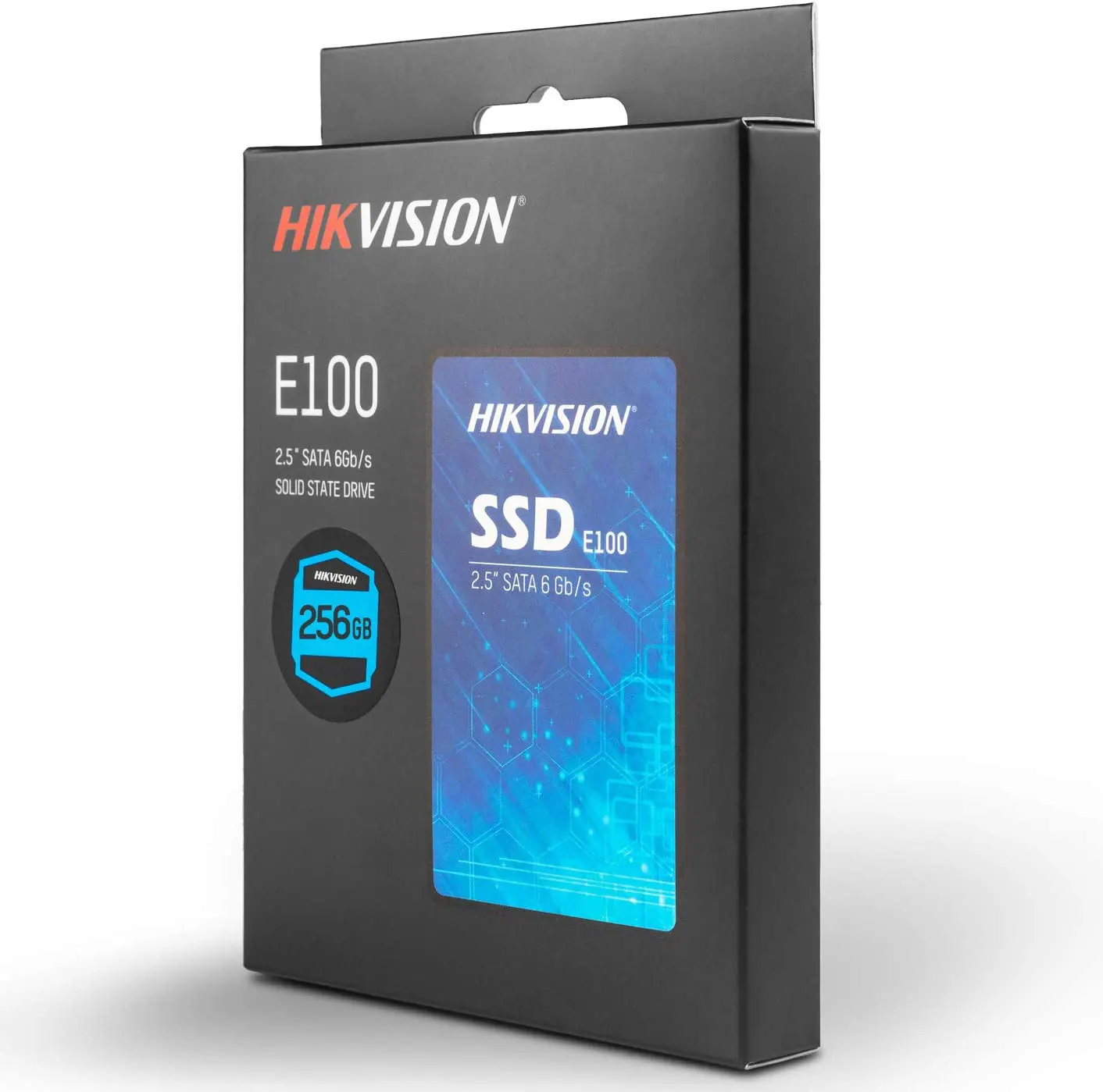 Hikvision E100 Hard Disk SATA , 2.5'' SSD , Internal For Laptop , 256Gb , 6Gb-S , Black , HS-SSD-E100