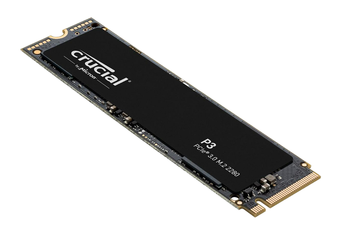 Crucial P3 Hard Disk , PCIE 3.0 , NVME M.2 , SSD , Internal For Pc , 500GB , CT500P3SSD8